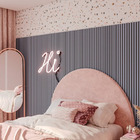 Painel Ripado Laminado Eva Autocolante 10cm Linha Play Azul |